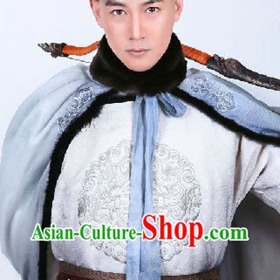 Imperial Palace Royal Family Members Chieftain Daily Dresses and Hat for Men