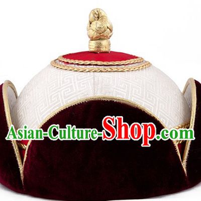 Traditional Chinese Mongolian Princess Hat for Women