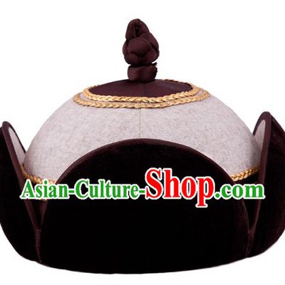 Traditional Chinese Handmade Mongolian Princess Hat for Women