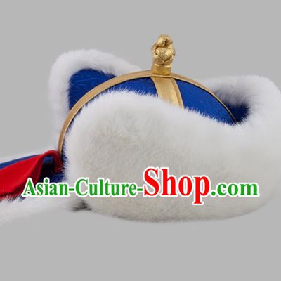 Ancient Chinese Mongolian Emperor Genghis Khan Prince Hat