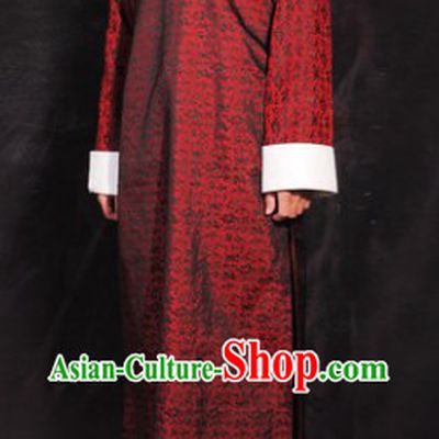 Traditional Chinese Minguo Time Long Robe for Men