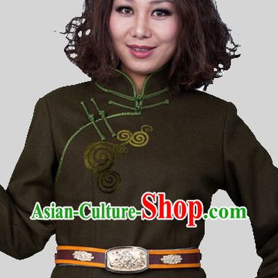 Traditional Chinese Long Mongolian Clothes for Women
