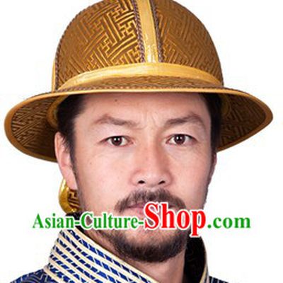 Ancient Chinese Mongolian Emperor Genghis Khan Hat