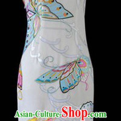 Chinese Silk Butterfly Qipao