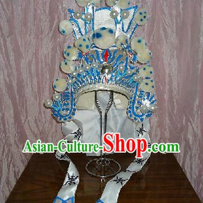 Traditional Chinese Peking Opera Wu Sheng General Hat