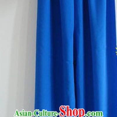 Traditional Chinese Beijing Opera Blue Pants