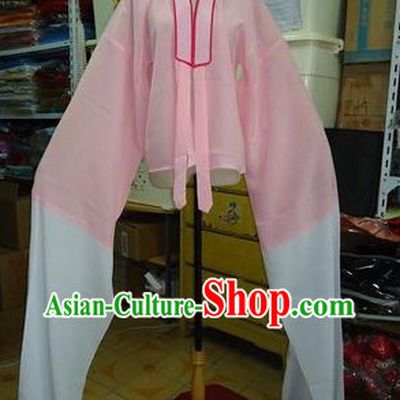 Traditional Chinese Pink and White Long Sleeves