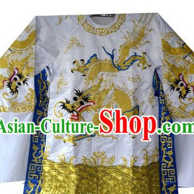 Traditional Chinese Embroidered Dragon Robe