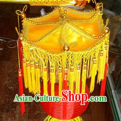 Traditional Chinese New Year Parade Stage Performance Palace Dragon Lantern