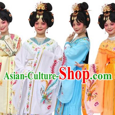 Traditional Chinese Imperial Palace Empress Phoenix Costumes and Hair Accessories