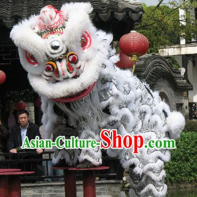 Championshiop Competition Chinese Lion Dance Costumes Full Set