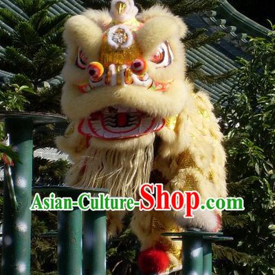 Most Popular Chinese Huang Feihong Master Lion Dance Costumes Full Set