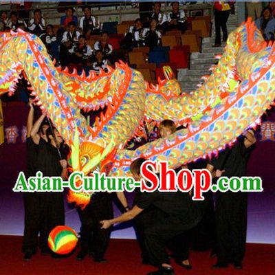 Professional Performance World Luminous Dragon Dance Championship Costumes Complete Set