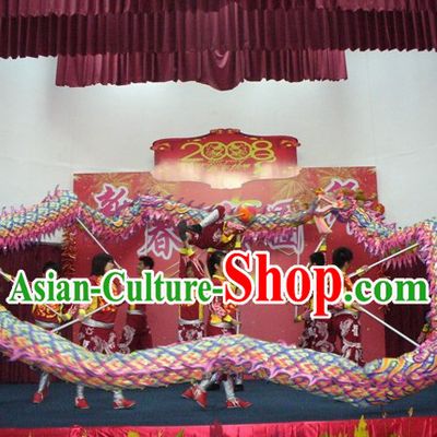 Professional Stage Performance Luminous Dragon Dance Championships Costume Complete Set