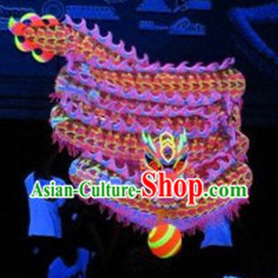 Professional Luminous Dragon Dance Music and Costume Complete Set