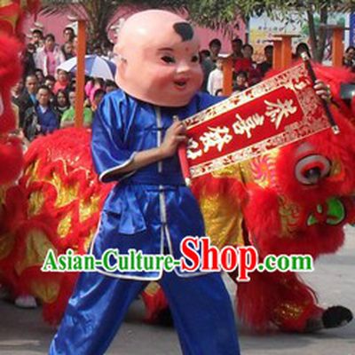Laughing Boy Mask and Costumes and Scroll Set
