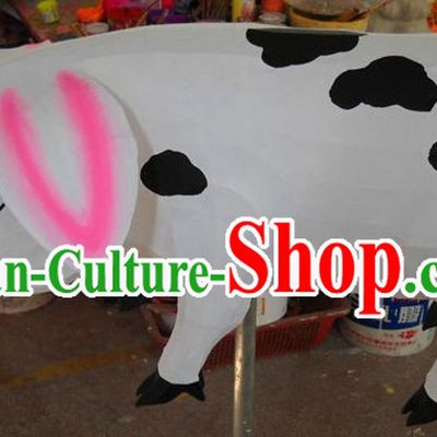 Chinese New Year Twelve Sheng Xiao Handmade Pig Year Display Arts