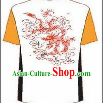 Professional Performance Dragon Dance Group Dance T-shirt