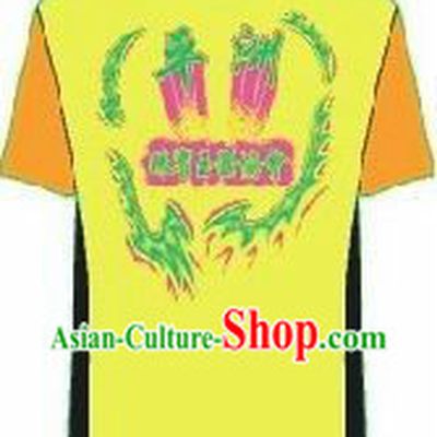 Professional Stage Performance Dragon Dance Group Dance T-shirt