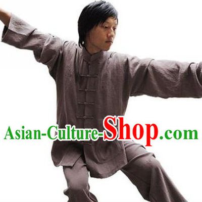 Classic Flax Kung Fu Practice Outfit