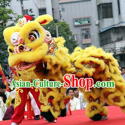 Supreme Asian Competition and Parade Lion Dance Costume Complete Set