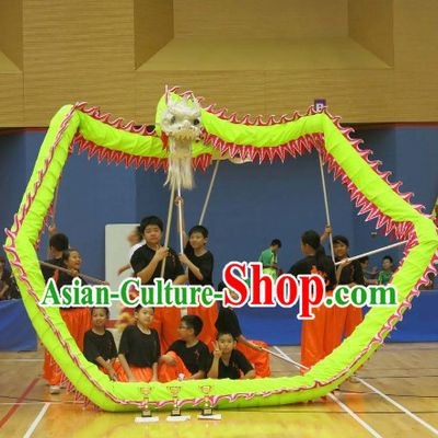 Primary School Kids Illuminated Dragon Dance Equipment Complete Set