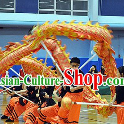 Middle School Teenagers Students Illuminated Dragon Dance Equipment Complete Set
