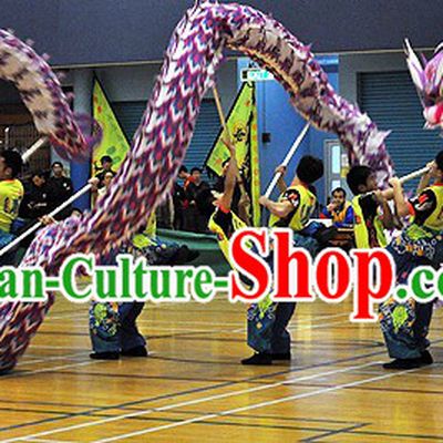 College Students Luminous Dragon Dance Costumes Complete Set