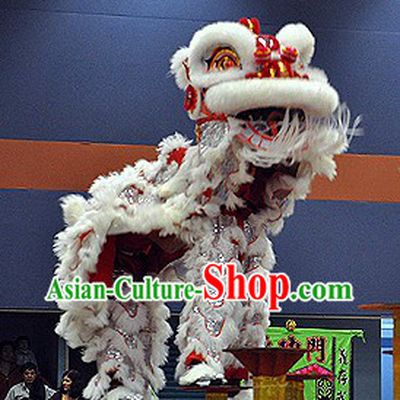 Professional Competition Lion Dance Head and Costume Complete Set