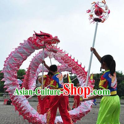 Kids Size Luminous Dragon Dance Costumes Complete Set