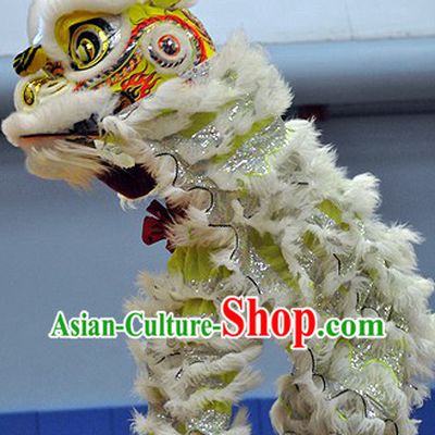 Hand Made and Painted Young Lion Dance Head and Costume Complete Set