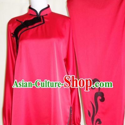 Silk Mandarin Collar Blouse Pants and Belt Kung Fu Clothing Complete Set