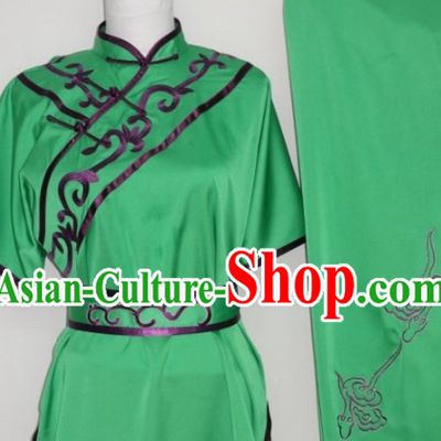 Mandarin Collar Kung Fu Dress Shirt Pants Uniform Complete Set