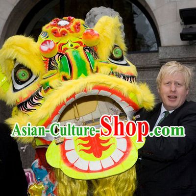 Artificial Imitation Wool Lion Dance Costume Complete Set