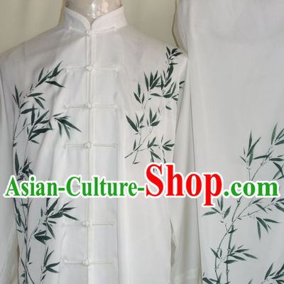 Hand Painted Bamboo Martial Art Clothing Complete Set
