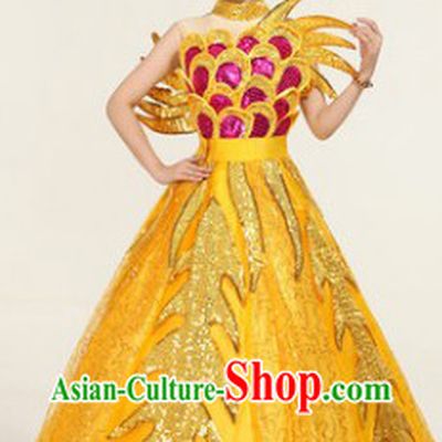 Big Events Parade Flower Dance Costumes and Headwear Complete Set for Women