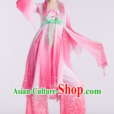 Chinese Classical Dancing Costumes and Hair Accessories for Women