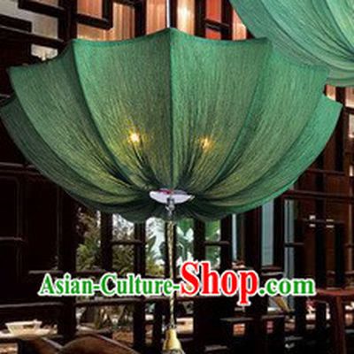 Handmade Traditional Chinese Fabric Umbrella Shape Lantern