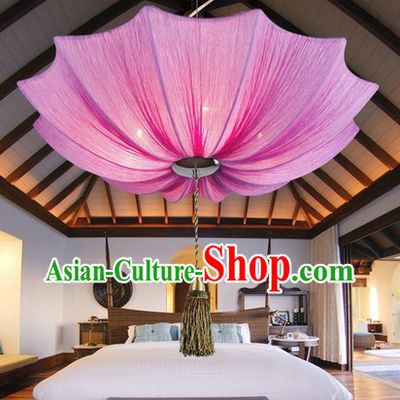 Handmade Traditional Chinese Fabric Umbrella Shape Lantern