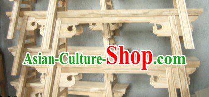 Traditional Chinese Natural Wood Martial Arts Bench
