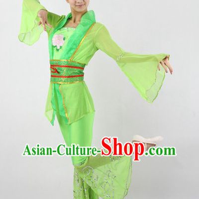 Green Han Dynasty Classical Dance Costumes