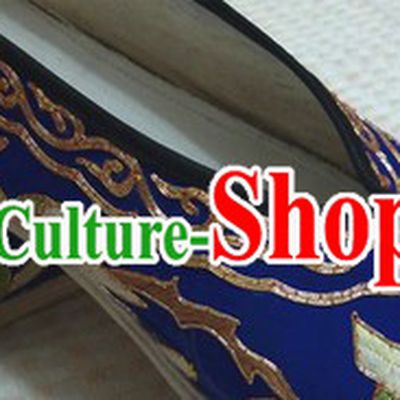 Chinese Opera Lotus Embroidery Shoes