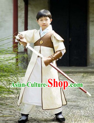 Ancient Chinese Swordsman Costume Complete Set for Men