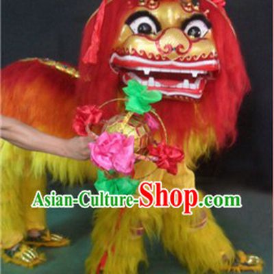Traditional Chinese Beijing Lion Dance Equipment and Playing Ball Complete Set