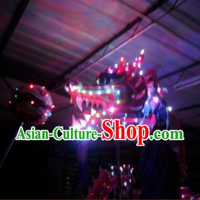 LED Lights Dragon Dance Costumes Complete Set