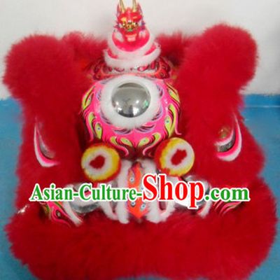 Supreme Lion Dance Costumes Complete Set with Handmade Dragon Head on the Top