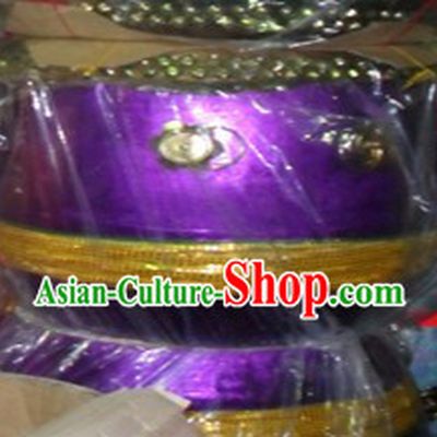Handmade 22 Inches Purple Lion Dance Drum