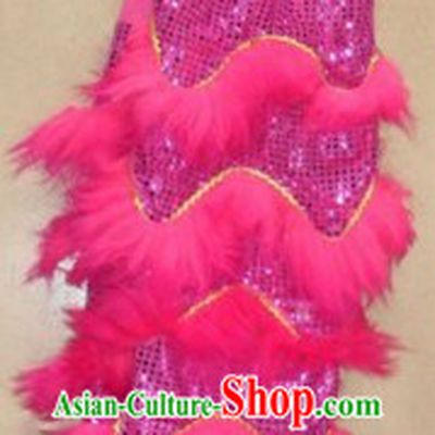 Traditional Chinese Long Wool Lion Dance Pants