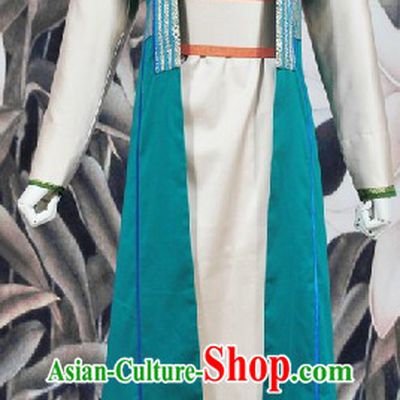 Ancient Chinese Dong Fang Bu Bai Unbeaten Kung Fu Master Costumes