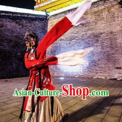 Traditional Chinese Beijing Opera Hua Dan Costumes Complete Set